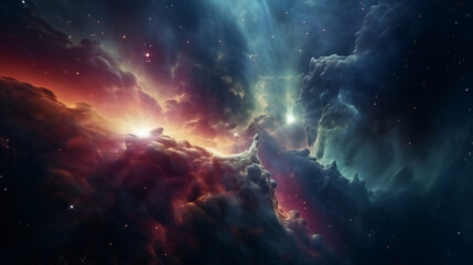 Obraz premium background with stars