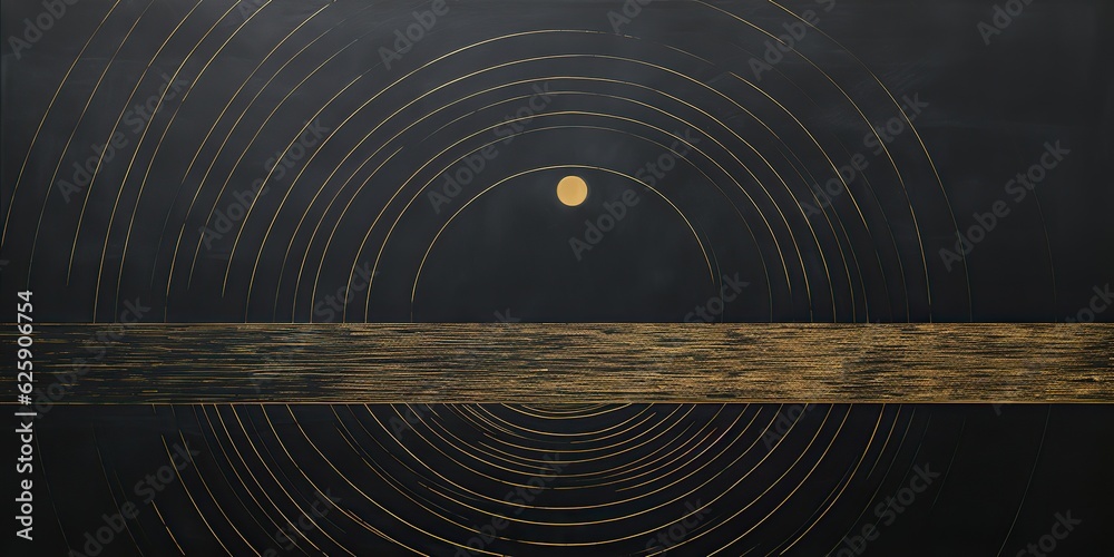 Canvas Prints ai generated. ai generative. minimal solar system planets poster. galaxy space universe future adven