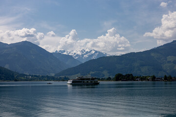 Schifffahrt auf einem See