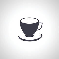 Cup of hot drink icon. Cup of tea or coffee icon