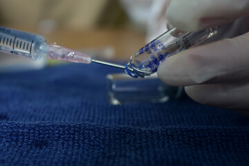 needle syringe syringe bottle