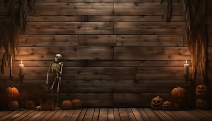 Scary Halloween Background - AI-Generated