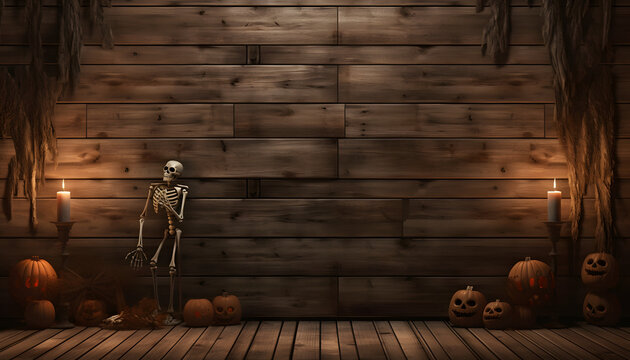 Scary Halloween Background - AI-Generated