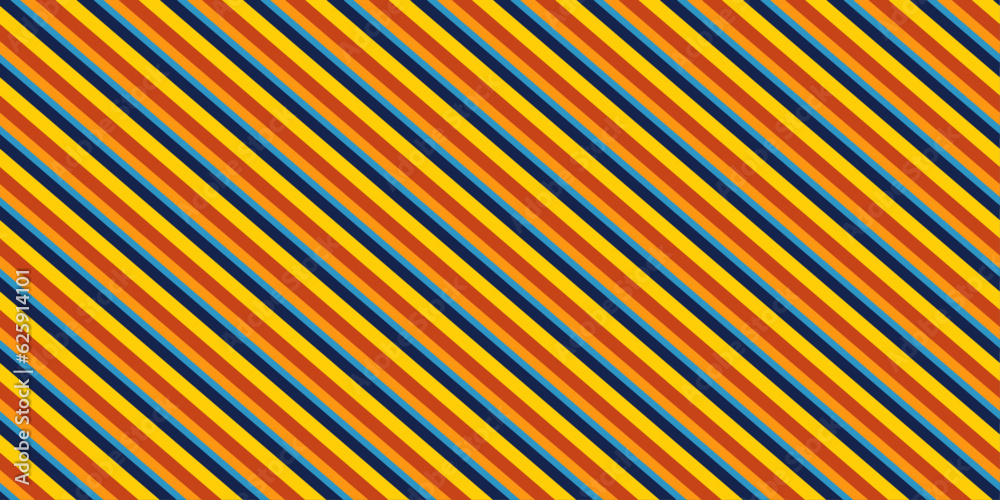 Poster A pattern of bright diagonal stripes. Vector pattern of diagonal stripes. For print and seamless surfaces.