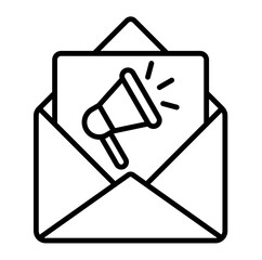 email marketing Icon Vector Logo Design Template