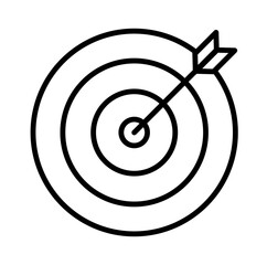 target Icon Vector Logo Design Template