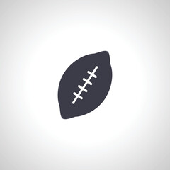 american football ball icon.