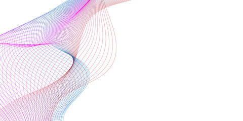 Abstract flowing wave lines. Design element for technology, science, modern concept.vector eps 10
