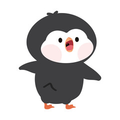 cute animal  baby penguin cartoon