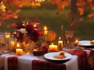 Romantic Autumn Dinner