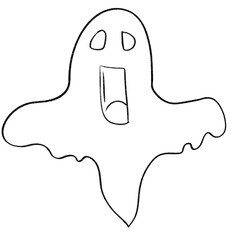 scary halloween ghost