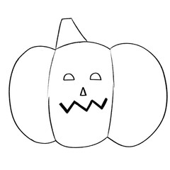 halloween pumpkin face