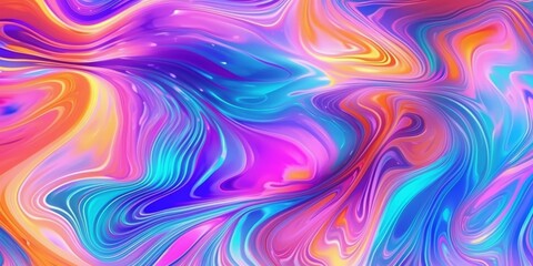 Abstract multicolored flowing colors background, purple abstract liquid, digital art, abstract...
