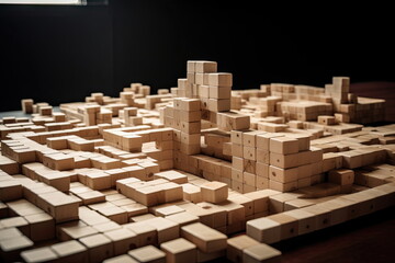 building wood blocks, plan and strategy