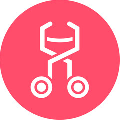 Vector Design Eyelash Curler Icon Style