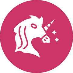Vector Design Unicorn Icon Style