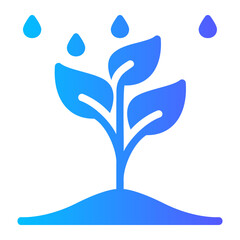 watering gradient icon