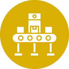 Vector Design Automatic Conveyor Icon Style