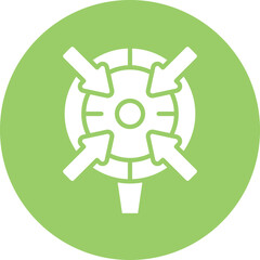 Vector Design Blue Zone Icon Style