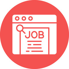 Vector Design Job Posting Icon Style