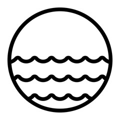 water line icon