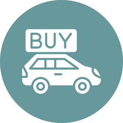 Vector Design Buy a Car Icon Style