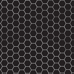 hexagon lined wall wallpaper black white space shape pattern background decorative