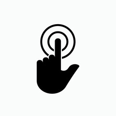 Touch Screen Icon. Smartphone Operating Symbol - Vector, Sign for Design, Presentation, Website or Apps Elements.