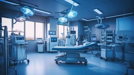 Equipment and medical devices in modern operating room