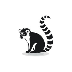 Fototapeta na wymiar Lemur logo, lemur icon, lemur head, vector