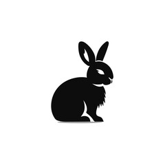 Rabbit logo, rabbit icon, rabbit head, vector