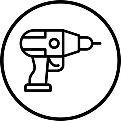 Vector Design Hand Drill Icon Style