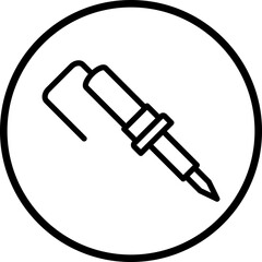 Vector Design Soldering Iron Icon Style