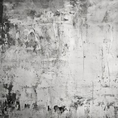 Obraz premium Grunge Texture: Grey Black and White Wall Plaster 