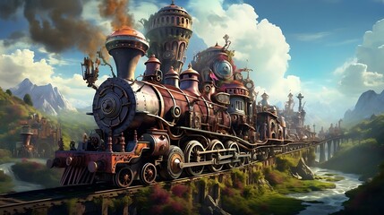 a train on a track