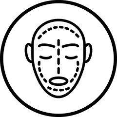 Vector Design Cosmetic Surgery Icon Style
