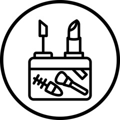 Vector Design Cosmetic Bag Icon Style