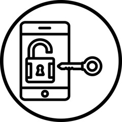 Vector Design Access Device Icon Style