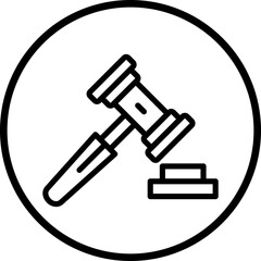 Vector Design Law Icon Style