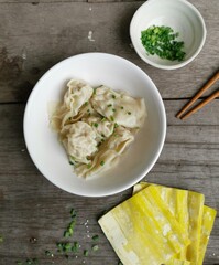 Wonton noodle dim sum Chinese food