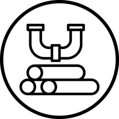 Vector Design Industry Pipe Icon Style