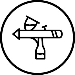 Vector Design Airbrush Icon Style