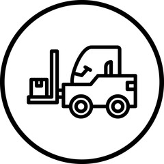 Vector Design Forklift Icon Style