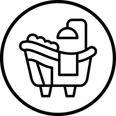 Vector Design Bath Tub Icon Style