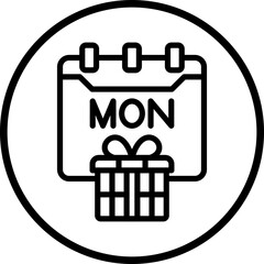 Vector Design Cyber Monday Icon Style