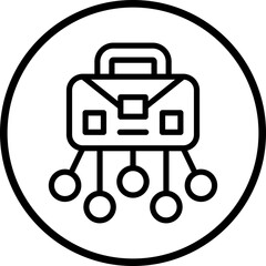 Vector Design Business Networking Icon Style