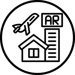 Vector Design Ar Tourism Icon Style