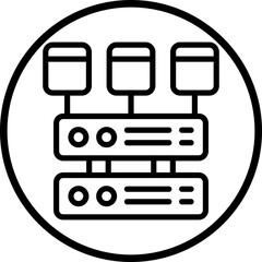 Vector Design Data Modeling Icon Style
