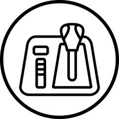 Vector Design Automatic Transmission Icon Style