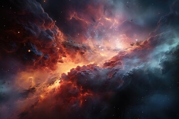 Fototapeta na wymiar Enigmatic Nebulae: Captivating celestial wonders